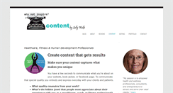 Desktop Screenshot of contentbysallywolfe.com